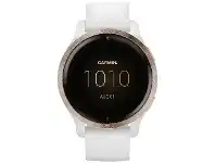 Officeworks Garmin Venu 2S GPS Smartwatch Rose Gold/White offer