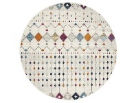 LivingStyles Mirage Peggy Tribal Morrocan Round Rug, 240cm offer
