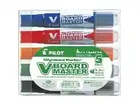 Officeworks Pilot V Board Master Whiteboard Markers Assorted 5 Pack offer