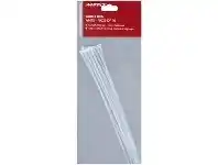 Officeworks Meto Cable Ties Clear 10 Pack offer