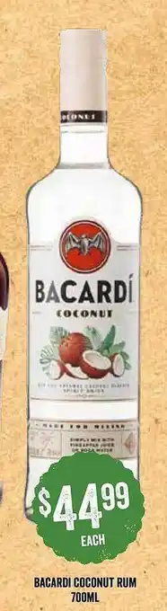 Bacardi coconut rum