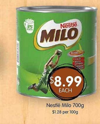 Spudshed Nestlé milo offer