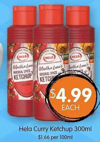 Spudshed Hela curry ketchup offer