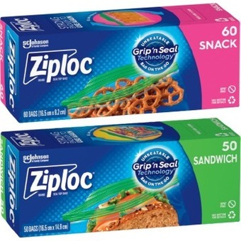 IGA Ziploc easy open tabs bags 14-60 pack selected varieties offer