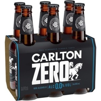 IGA Carlton zero non-alcoholic bottles 6x330ml offer