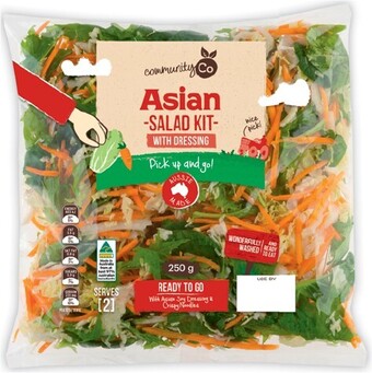 IGA Community co asian 250g or thai 285g salad kit offer