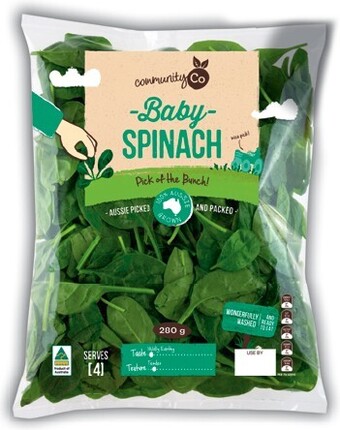 IGA Community co baby spinach big bag 280g* offer