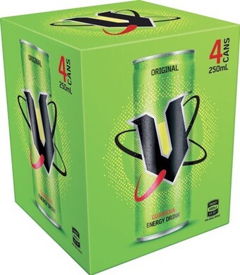 IGA V energy drink 4x250ml selected varieties offer
