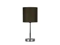 LivingStyles Zola Metal Base Table Lamp, Taupe offer