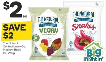Woolworths The Natural Confectionery Co. Medium Bags 180-260g offer