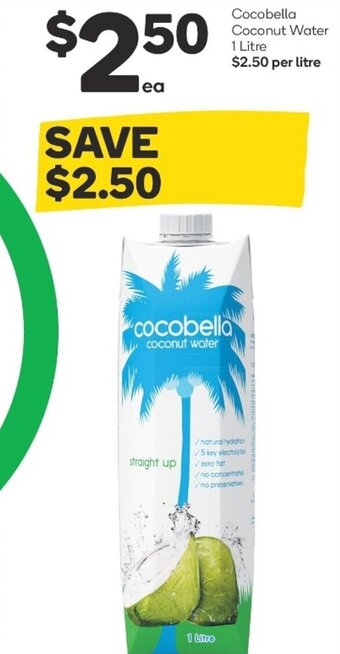 Woolworths Cocobella Coconut Water 1 Litre offer