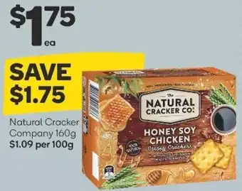 Woolworths Natural Cracker Company 160g offer