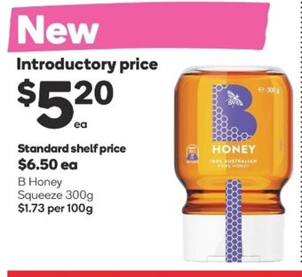 Woolworths B Honey Squeeze 300g offer