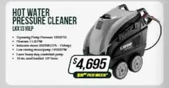 Burson Auto Parts Hot water pressure cleaner offer