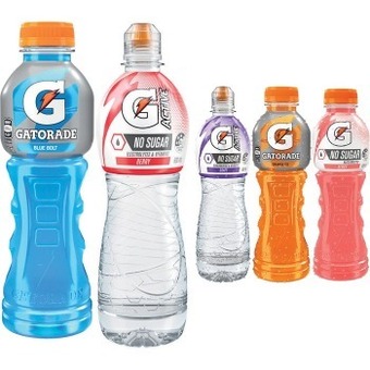 Coles Gatorade sports drink or g-active electrolyte water 600ml offer