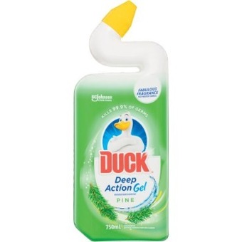 Coles Duck deep action toilet gel 750ml offer