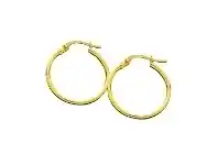 Bevilles Jewellery 9ct Yellow Gold 20mm Hoop Earrings offer