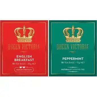 Coles Queen victoria tea 10 pack offer