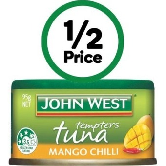 Woolworths John west tuna tempters 95g offer