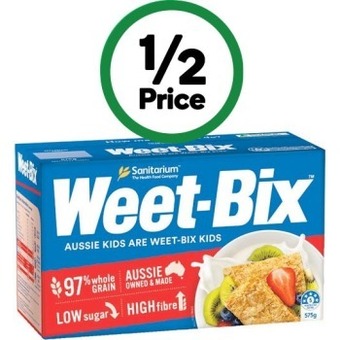 Woolworths Sanitarium weet-bix 575g offer