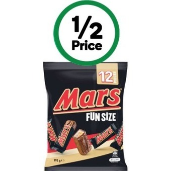 Woolworths Mars sharepacks 132-192g offer