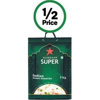 Woolworths Alishaan super basmati rice 5 kg offer