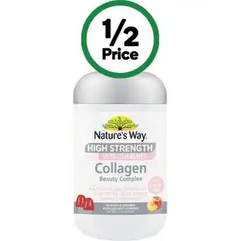 Woolworths Nature’s way high strength adult vita gummies collagen beauty complex pk 50~ offer