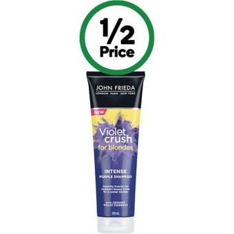 Woolworths John frieda violet crush intense purple shampoo 250ml offer