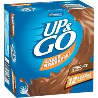 Woolworths Sanitarium up & go 250ml x pk 12 offer