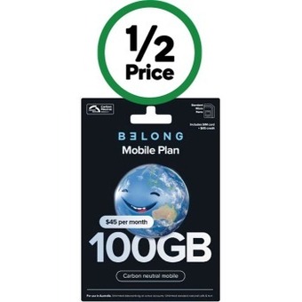 Woolworths Belong $45 starter pack‡ offer