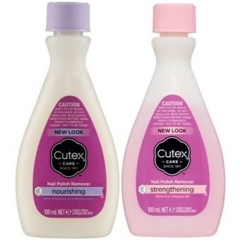 Cutex strengthening or nourishing nail polish remover 100ml