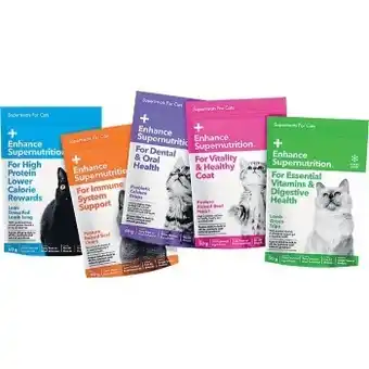 Woolworths New enhance super nutrition cat treats 50g offer