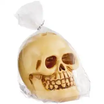 Coles Halloween dripping skull candle offer
