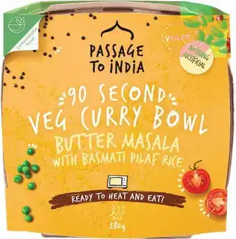 Woolworths Passage to india veg curry bowl 280g offer