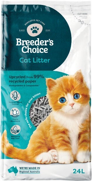 Woolworths Breeder’s choice cat litter 24 litre offer