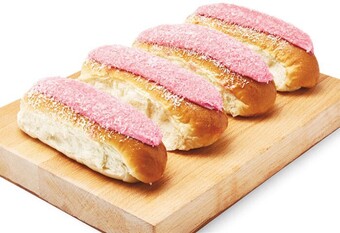 Woolworths Iced finger bun varieties pk 4* offer