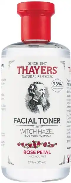 Woolworths Thayers facial toner witch hazel rose petal 355ml offer