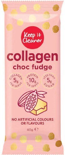 Woolworths Keep it cleaner collagen bar choc fudge 40g# offer