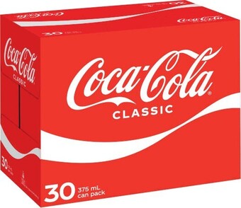 Coles Coca-cola soft drink 30x375ml offer