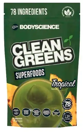 Coles Bsc clean greens 150g offer