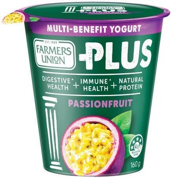 Coles Farmers union greek style yogurt plus 160g offer