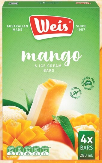 Coles Weis multipack 4 pack-6 pack offer