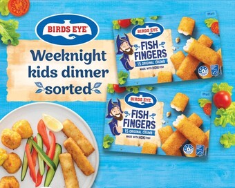 Coles Birds eye fish fingers 375g offer