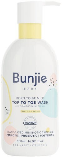 Coles Bunjie born to be mild top to toe wash 500ml offer