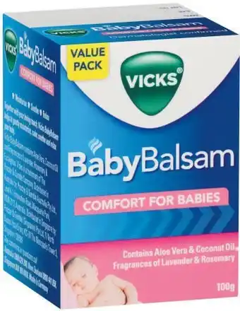 Coles Vicks baby balsam 100g offer