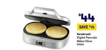 BIG W Kambrook digital pancake maker silver offer