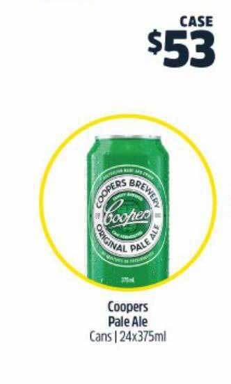 BWS Coopers pale ale offer