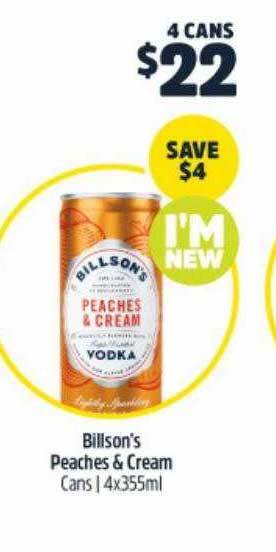 Billson's peaches & cream