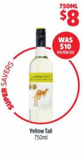 BWS Yellow tail offer