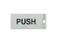 Officeworks Sandleford Push Self-adhesive Sign 100 x 50mm offer